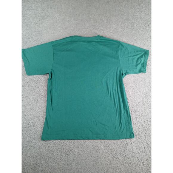 See America Tee Shirt Womens Small Teal Green Blue Creative Action Network NWT - Picture 6 of 7